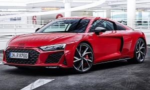 Tail-Happy Audi R8 V10 Performance RWD Arrives With More Power