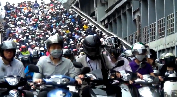 Taiwanese Scooter Traffic