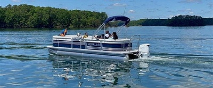 The Nepallo is the only pontoon boat in the U.S. powered by a Suzuki engine