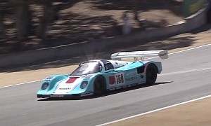 Take a Ride in the Amazingly Fast Porsche 962C at Laguna Seca