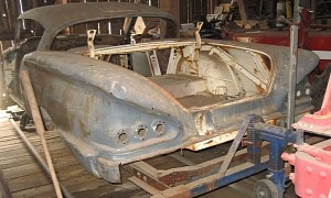 Taken Apart 1958 Chevrolet Impalas Are a Surprising Trio, Dusty, Dirty, and Complete