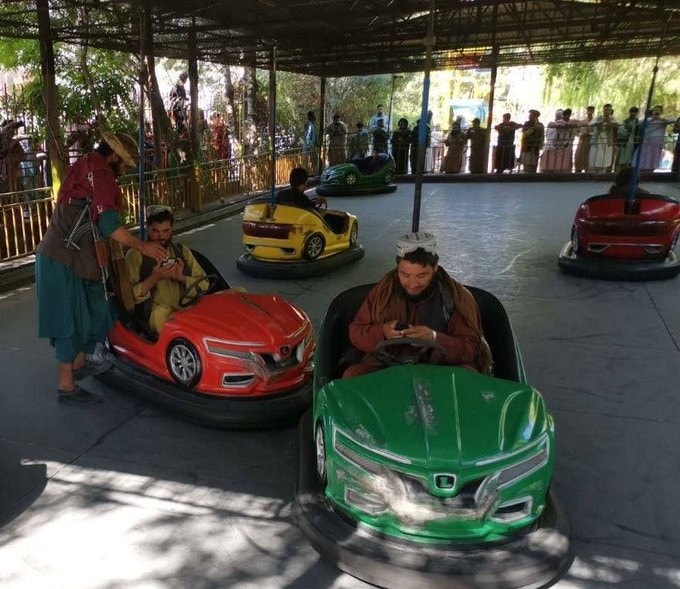 taliban bumper cars