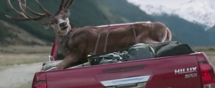 Talking Animals Enjoy Being Killed and Transported in the Toyota Hilux