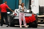 Tamara Ecclestone Greets Her New Ferrari in Pyjamas