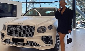 Tammy Hembrow Shows Off $460k White Bentley Bentayga, Calls It Her “Boss Whip”