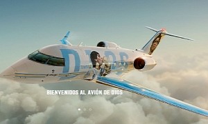 Tango D10S Is a Private Jet That Doubles as Private Diego Maradona Flying Museum