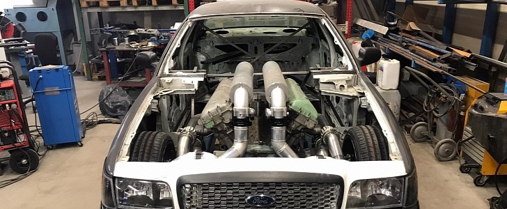Tank-Powered Ford Crown Vic Takes the Internet by Storm, We Talk to Its Creator