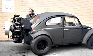 Tank-Powered Prop-Driven VW Beetle Ready for Bonneville Run