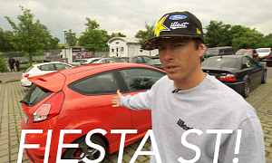 Tanner Foust Drives Ford Fiesta ST at Nurburgring