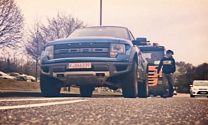 Tanner Foust Takes On Nurburgring in a Ford Raptor