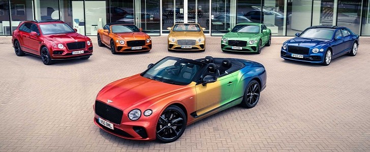 Rainbow Bentley Continental GTC