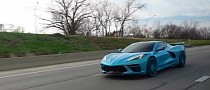 Teal-Painted C8 Chevy Corvette Gets Custom-Matched Forgiatos and Engine Cover