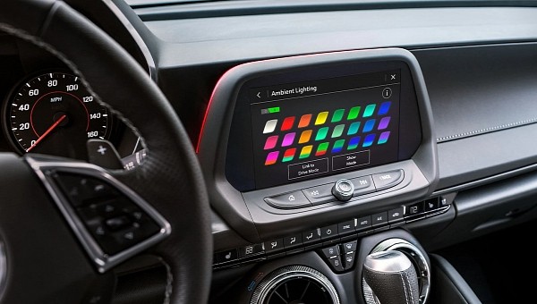 Chevy Camaro interior lights settings
