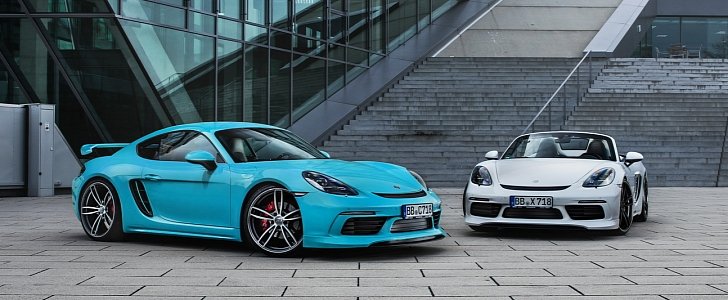Techart Shows Tuned 718 Cayman & Boxster, Teases Panamera Project