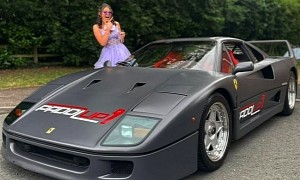 Teenager Gets Rare Ferrari F40 as Prom Ride, Refuses It and Goes for a Limo Instead