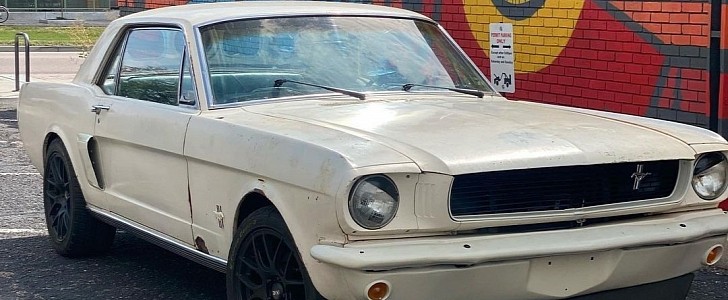 Teenager's 1966 Mustang Packs JDM Surprise Under the Hood, Blasphemy on a Whole New Level