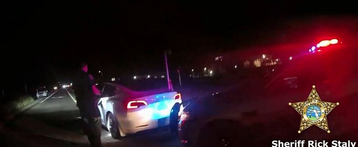 Tesla Model 3 backs into police cruiser, teen driver tries to blame Autopilot for it