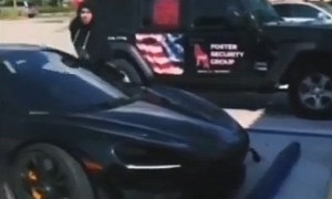 Tekashi 6ix9ine Drives Out in Florida in a Normal, Black Painted McLaren 720S