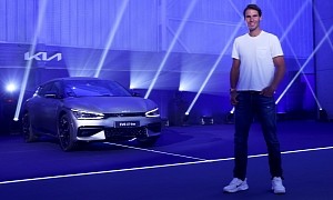 Tennis Legend Rafael Nadal Pledges to Drive More EVs, Gets a Custom Kia EV6