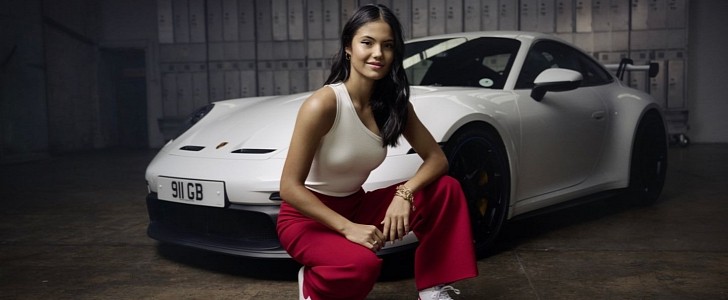 Emma Raducanu as Porsche Brand Ambassador