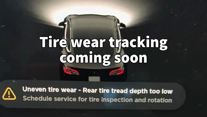 Tesla adds the ability to track tire wear