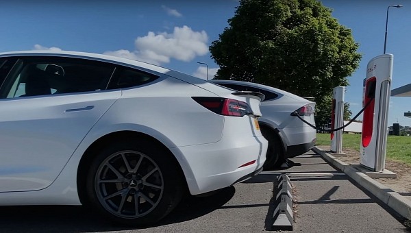 Tesla Vehicles Charging