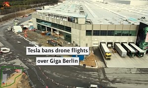 Tesla Bans Drone Flights Over Giga Berlin After Clash With Regulators Over Solar Canopies