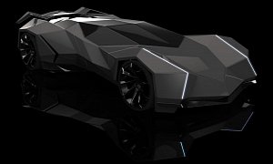 Tesla Batmobile Concept Looks Muscular, Comes with Blade Wing