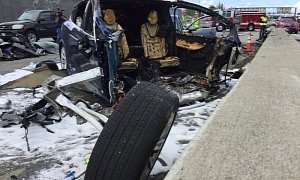 Tesla Blames Model X Fatal Crash Severity on Highway Barrier