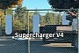 Tesla Builds Its First North American V4 Supercharger Station in Oregon