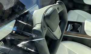 Tesla Caught Testing a Yoke Steering Wheel With a Regular Airbag Horn
