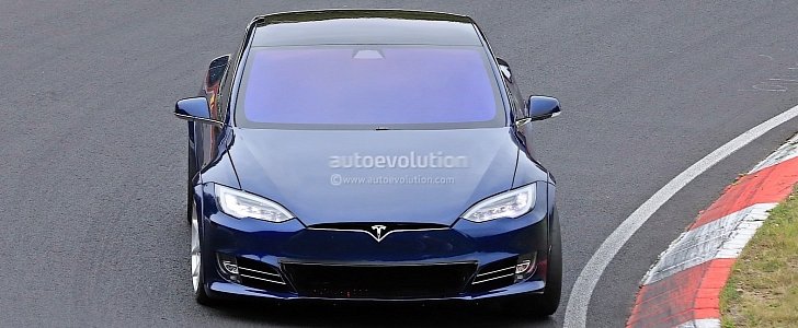 Tesla Model S Plaid on the Nurburgring
