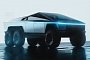 Tesla Cybertruck 6x6 Rendered, Looks Like a Moon Rover