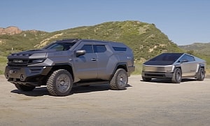 Tesla Cybertruck and Rezvani Vengeance Meet in Clash of the Outrageous Titans