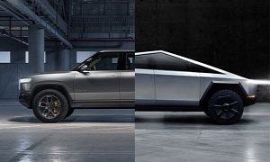 Tesla Cybertruck Beats Rivian R1T Across the Board, Still Remains Big and Ugly