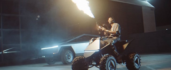 Travis Scott gets Cybertruck, Cyberquad to show off in new music video