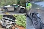 Tesla Cybertruck Experiences Its First Real-World Crash, Doesn't Look That Bad