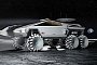 Tesla Cybertruck Moon Rover Has Six Wheels, Geared for Everything
