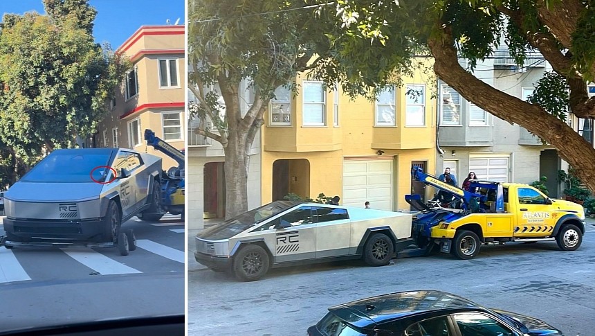 Tesla Cybertruck gets impounded in San Francisco