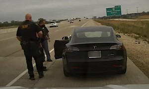 Tesla Driver Pulled Over for Sleeping at 82 MPH, Is Third Time Offender
