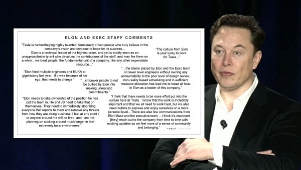 Tesla workers said Elon Musk was an unapproachable tyrant in employee surveuy 