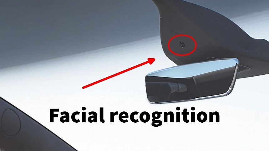 Tesla patents facial recognition system