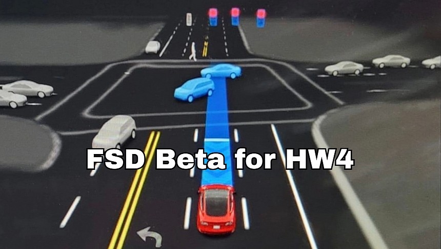 FSD Beta V11.4.4 is now available for Tesla EVs with Hardware 4