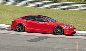 Tesla Eyeing Nurburgring Lap Record With Nearly Stock Model S Plaid