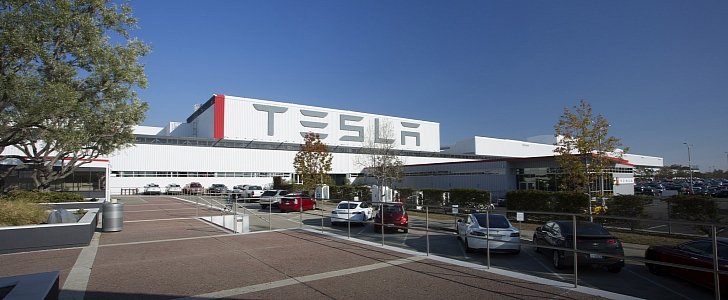 Tesla Motors' Factory in Fremont, California