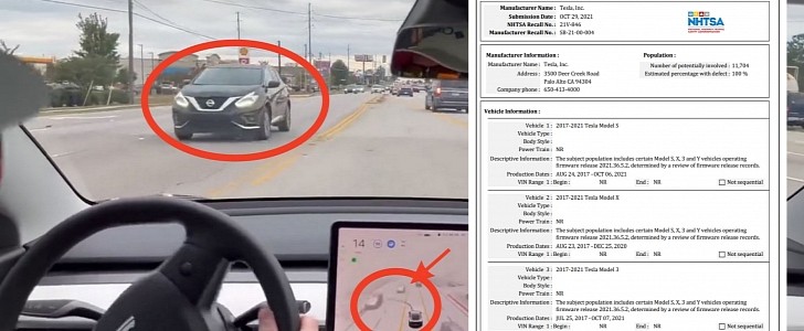 Tesla FSD Beta Gets Its First Official Recall, Related to Automatic Braking