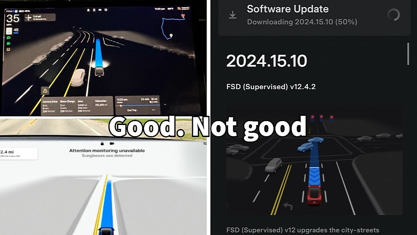 Tesla FSD V12.4.2 still disappoints