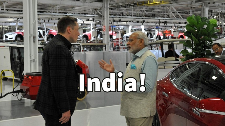 Tesla gigafactory in India is again on the table