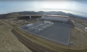 Tesla Gigafactory Is Already Looking Good in Latest Drone Footage