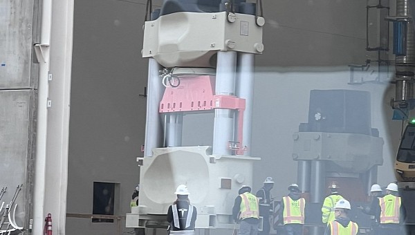 Tesla installs two mysterious presses at Giga Texas inside the battery production facility